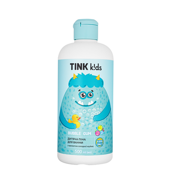 Пена для ванны детская от 3 лет Tink Kids Bubble Gum 500 мл
