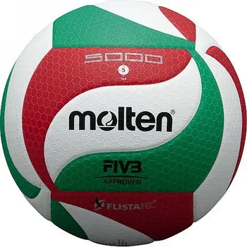 Волейбольний м'яч Molten V5M5000 Volleybal білий/зелений (51169)