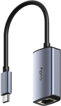 Перехідник Cudy USB 3.0 Type-C - Ethernet RJ45 1000 Mb (UE10C)