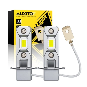 Автомобильные LED лампы H3 Auxito Canbus 60W 9000Lm 6500K (комплект, 2 шт.)