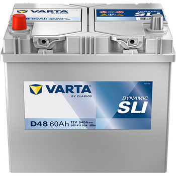 Автомобильный аккумулятор Varta Blue Dynamic 60А (+/-) ASIA D48 (540EN) (560411054)