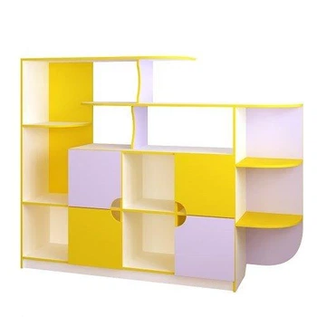 Детская стенка для игрушек «Карапуз» Yellow-Lavander