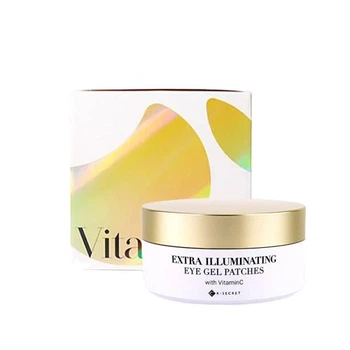 Патчи K-Secret Extra Illuminating Eye Gel Patches против тёмных кругов с витамином C 60 шт