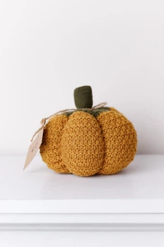 Декоративний гарбуз ПРОВАНС Pumpkin охра, D15см 040267