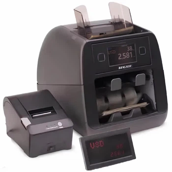 Сортировщик Купюр Magner M 2000 Cчетная машинка с Детекцией для Банкнот с режимом Fitness, скоростью до 1300 банкнот/мин