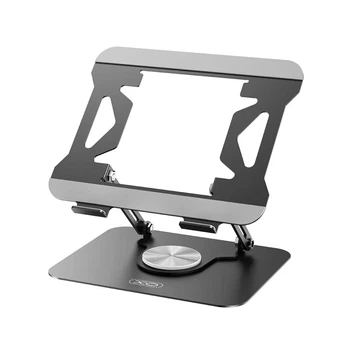 Підставка для ноутбука та MacBook XO C153 Metal Laptop Swivel Large Stand Black