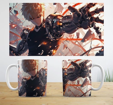 Кружка аніме «One Punch Man» Ванпачмен чашка Aurora