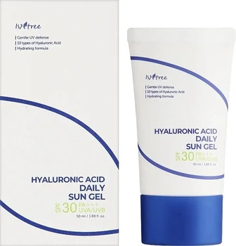 Гель солнцезащитный с гиалуроновой кислотой 50 мл Isntree Hyaluronic Acid Daily Sun Gel SPF/СПФ 30+ PA+++ UVA/UVB