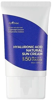Крем солнцезащитный с гиалуроновой кислотой. 50 мл Isntree Hyaluronic Acid Natural Sun Cream SPF/СПФ 50+/PA++++
