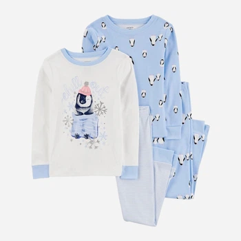 Набор детских пижам 2 шт для девочки Carter's 610650427 116 см Голубой (1159840448)