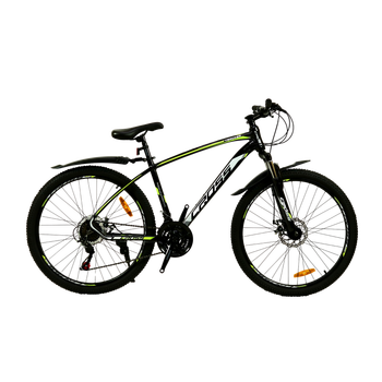 Велосипед CrossBike 26" Tracker 2025 Рама 17" black-yellow