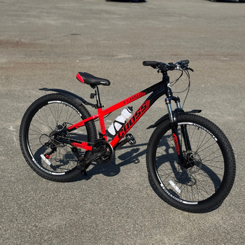 Велосипед Cross 24" Flash 2025 Рама-12" red-black