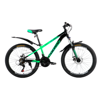 Велосипед Cross 24" Flash 2025 Рама-12" green-black