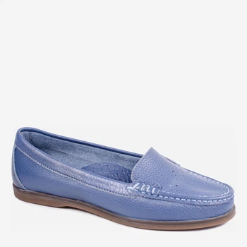 Женские мокасины из кожи Irbis 446/5_blue 41 Голубые (ir2373103267)