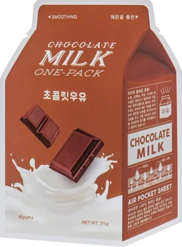 Интенсивно увлажняющая маска для лица 21 г A'pieu Chocolate Milk One-Pack