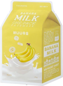 Увлажняющая маска с Бананом 21 г A'pieu Banana Milk One-Pack
