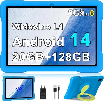 Планшет 10.1" UJJ U8 6+14/128Gb Android 14 6000 mAh Blue Б/В b1