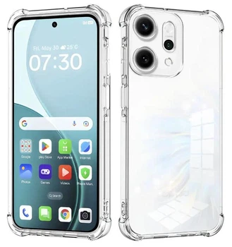 Чехол WXD на OPPO Reno 14F (5G) / чехол для смартфона с усиленными углами / (прозрачный)
