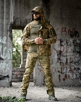 Тактичний костюм Donbass 3в1 Піксель куртка штани убакс рп7390 камуфляж армійський тактичний одяг S