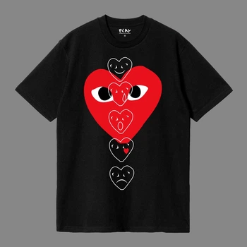 Футболка Play Comme des Garcons 2008 черного цвета, размер S