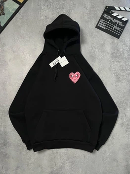 Худи Play Comme des Garcons 2002 черного цвета, размер S