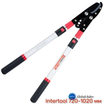 Ножницы для обрезки веток Intertool 720-1020 мм ручки телескопические (FT-1116)