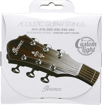 Струны для акустической гитары Ibanez IACS62C Acoustic Guitar Strings 11-52