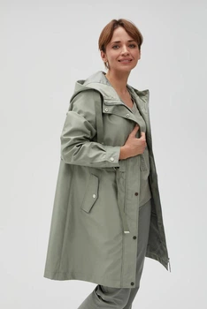 Куртка жіноча MOODO 4602 46 XXXL оливкова