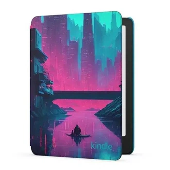 Чехол обложка для электронных книг Amazon Kindle Paperwhite 12th Gen 2024, Kindle Paperwhite Signature Edition 2024 12th Gen, Kindle Colorsoft и Kindle Colorsoft Signature Edition, экран 7 дюймов (Cyber City)