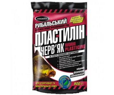 Пластилін Megamix Черв'як 500г