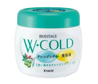 Смываемый очищающий крем для лица Kracie Moistage W Cold Cream, 270 г