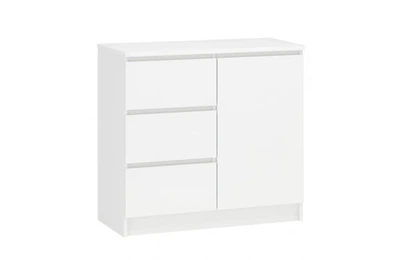 Комод Mebel Service Brukline 1Д3Ш Белый 80,4х35х76,6 см
