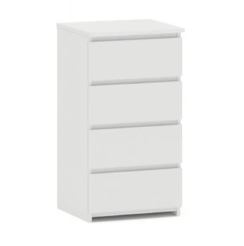 Комод Mebel Service Brukline 4Ш Белый 40,5х35х74 см