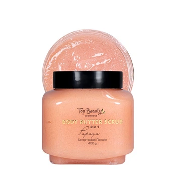 Скраб батер для тела 2 в 1 Top Beauty Body Butter Scrub Strawberry, 400 г