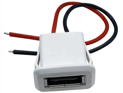 Роз'єм USB 2.0 Білий 2 pin
