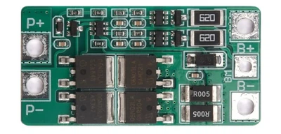 Плата защиты BMS 2s 6.4В 10А LiFePO4 с балансировкой