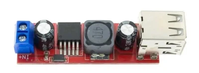 DC знижувальний перетворювач LM2596 2xUSB 5 В 3 A