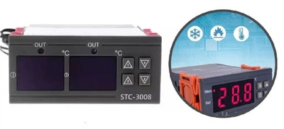 Терморегулятор STC-3008 220V с выносным датчиком