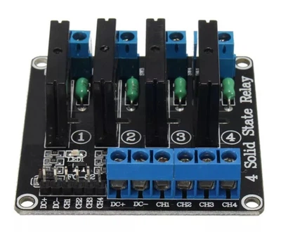 4 канальный модуль твердотельного реле Omron 5V для Arduino