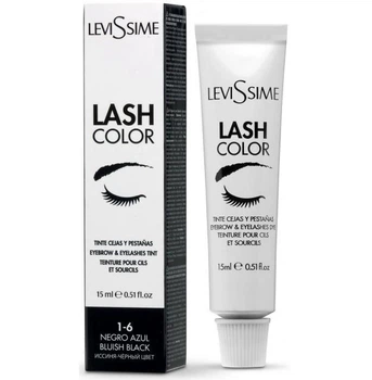 Краска для бровей и ресниц Levissime Lash Color, 1-6 сине-черный 15 мл