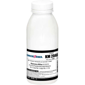 Тонер для Kyocera Mita P2235dn TOMOEGAWA Black 125г ED-15-KM2040-125