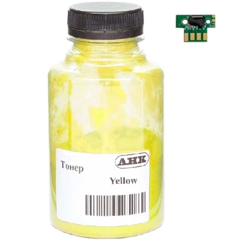 Тонер и Чип для Xerox C315 АНК Yellow 150г 50000527