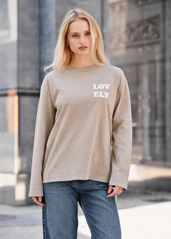 Лонгслив Женский Стафф Lovely Розовый С Рукавом Реглан Базовый Staff Lovely M-L (356954)