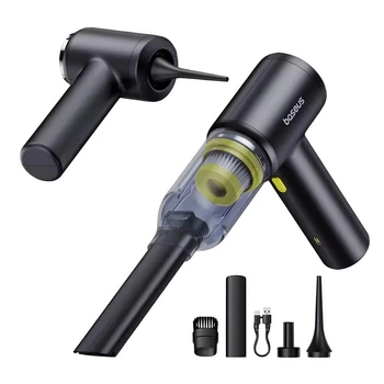 Авто пилосос + насос BASEUS AT Car Vacuum Cleaner 4-в-1 2000 mAh