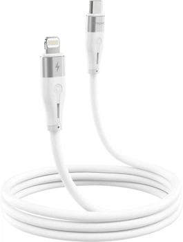 Кабель Proove Soft Silicone Type-C to Lightning 27W 2 м White (638100003)