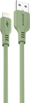 Кабель Proove Rebirth USB to Lightning 2.4A 1 м green (557670016)