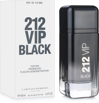 Парфюмированная вода для мужчин Carolina Herrera 212 VIP Black Tester 100 мл