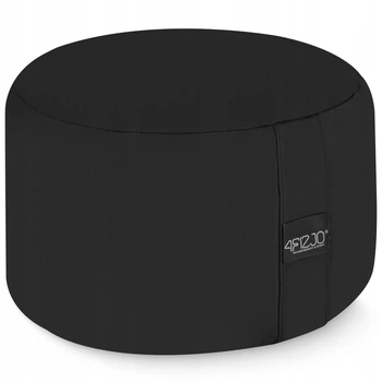 Подушка для йоги и медитации 4FIZJO Zafu круглая 32 x 20 см Black (P-5907739315540)