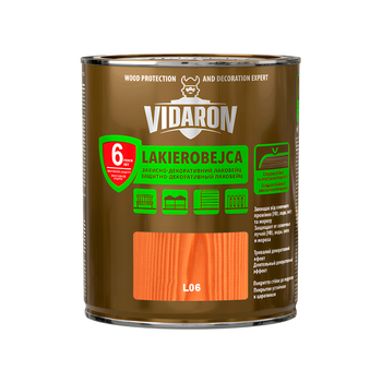 Захисно-декоративний лакобейц Vidaron американське червоне дерево L06 2,5 л