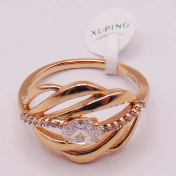 Кольцо с фианитами медсплав р.19 Xuping 2849
